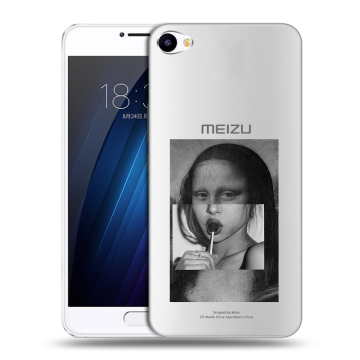 Пластиковый чехол на Meizu U10 с принтом Мона Лиза Пластиковый чехол на Meizu U10 с принтом Мона Лиза