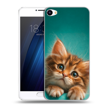 Пластиковый чехол на Meizu U10 с принтом котенок Пластиковый чехол на Meizu U10 с принтом котенок