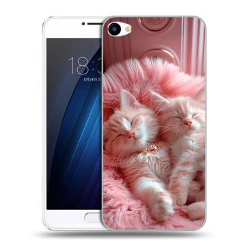 Пластиковый чехол на Meizu U10 с принтом котята котики Пластиковый чехол на Meizu U10 с принтом котята котики