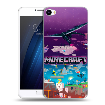Пластиковый чехол на Meizu U10 с принтом Майнкрафт Minecraft Пластиковый чехол на Meizu U10 с принтом Майнкрафт Minecraft