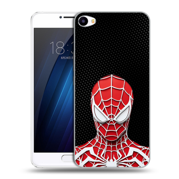 Пластиковый чехол на Meizu U10 с принтом человек паук spiderman Пластиковый чехол на Meizu U10 с принтом человек паук spiderman