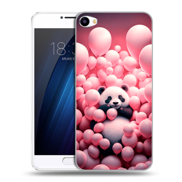Пластиковый чехол на Meizu U10 с принтом Панда Пластиковый чехол на Meizu U10 с принтом Панда
