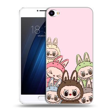 Пластиковый чехол на Meizu U10 с принтом Лабубу