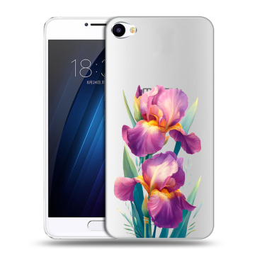 Пластиковый чехол на Meizu U10 с принтом Цветы орхидеи