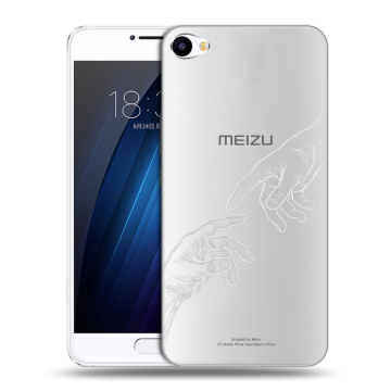 Пластиковый чехол на Meizu U10 с принтом Сотворение мира