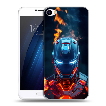 Пластиковый чехол на Meizu U10 с принтом IronMan Железный человек Пластиковый чехол на Meizu U10 с принтом IronMan Железный человек