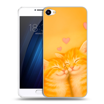 Пластиковый чехол на Meizu U10 с принтом Милые котята Пластиковый чехол на Meizu U10 с принтом Милые котята