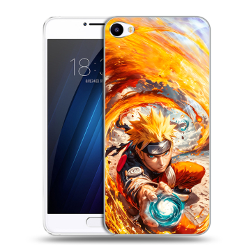 Пластиковый чехол на Meizu U10 с принтом Аниме Наруто Naruto