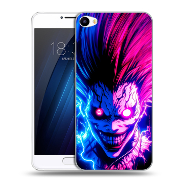 Пластиковый чехол на Meizu U10 с принтом Death note Тетрадь смерти