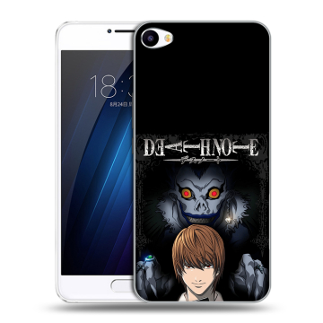 Пластиковый чехол на Meizu U10 с принтом Death note Тетрадь смерти