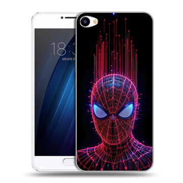 Пластиковый чехол на Meizu U10 с принтом Spiderman Человек паук Пластиковый чехол на Meizu U10 с принтом Spiderman Человек паук