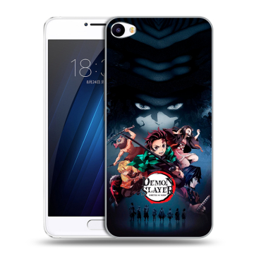 Пластиковый чехол на Meizu U10 с принтом Demon Slayer Клинок рассекающий демонов Пластиковый чехол на Meizu U10 с принтом Demon Slayer Клинок рассекающий демонов