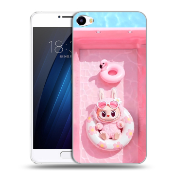 Пластиковый чехол на Meizu U10 с принтом Labubu Лабубу Пластиковый чехол на Meizu U10 с принтом Labubu Лабубу