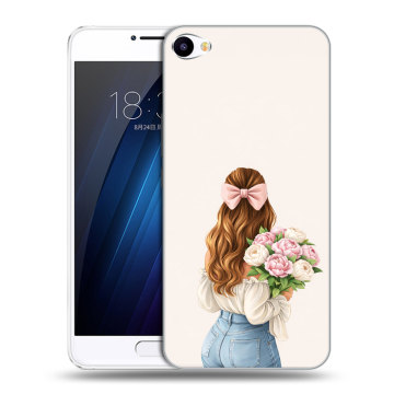 Пластиковый чехол на Meizu U10 с принтом женский Пластиковый чехол на Meizu U10 с принтом женский