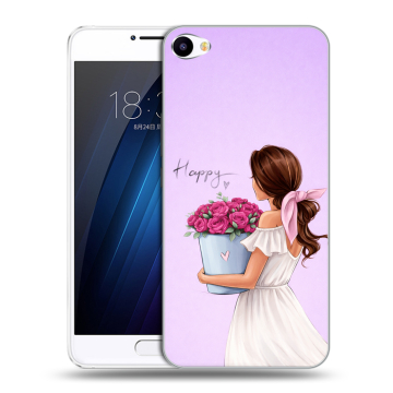 Пластиковый чехол на Meizu U10 с принтом женский Пластиковый чехол на Meizu U10 с принтом женский