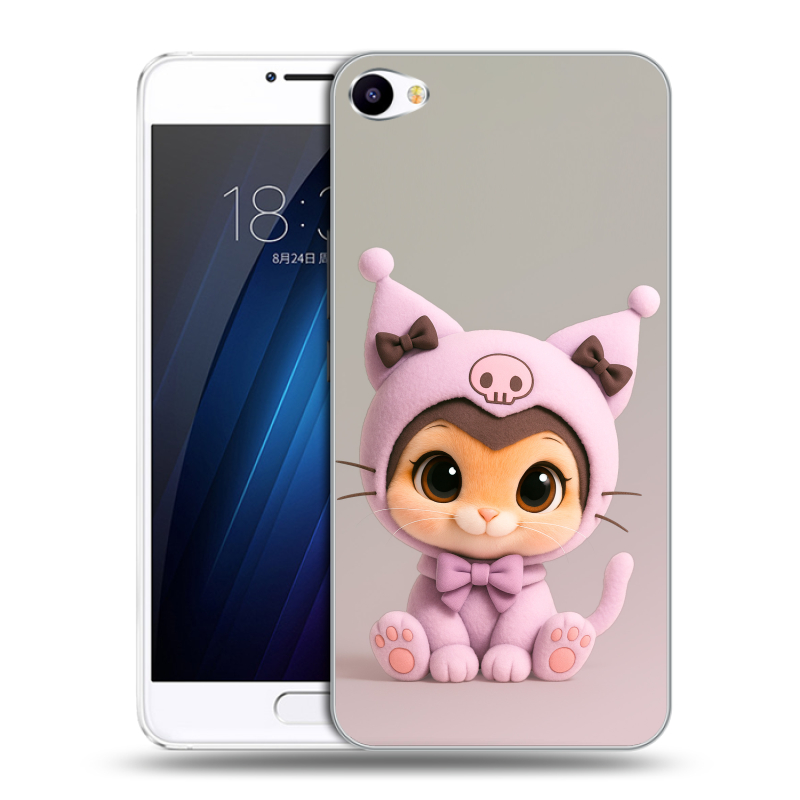 Пластиковый чехол на Meizu U10 с принтом Куроми Kuromi Пластиковый чехол на Meizu U10 с принтом Куроми Kuromi