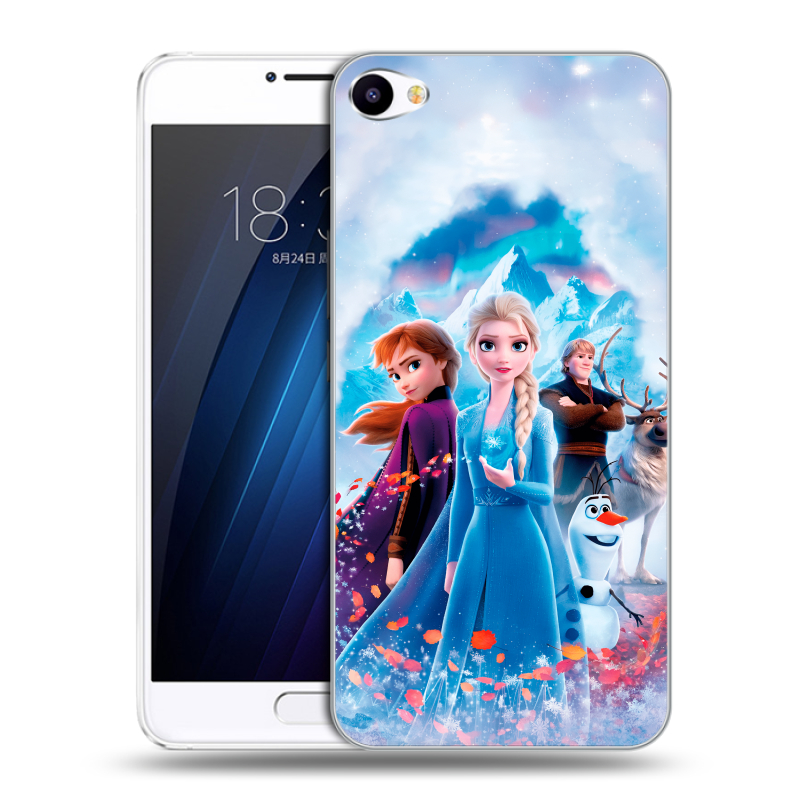 Пластиковый чехол на Meizu U10 с принтом Холодное сердце Frozen Пластиковый чехол на Meizu U10 с принтом Холодное сердце Frozen