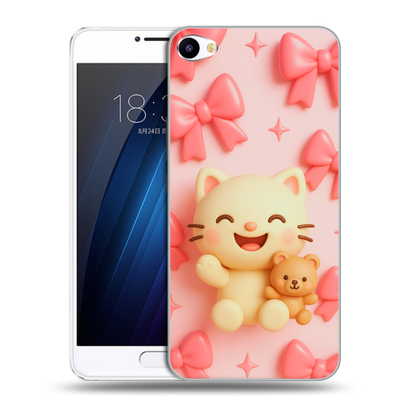 Пластиковый чехол на Meizu U10 с принтом для девочек Пластиковый чехол на Meizu U10 с принтом для девочек