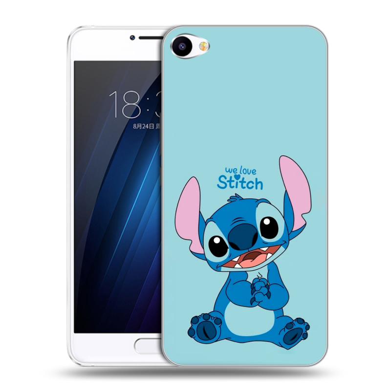 Пластиковый чехол на Meizu U10 с принтом Лило и Стич Пластиковый чехол на Meizu U10 с принтом Лило и Стич