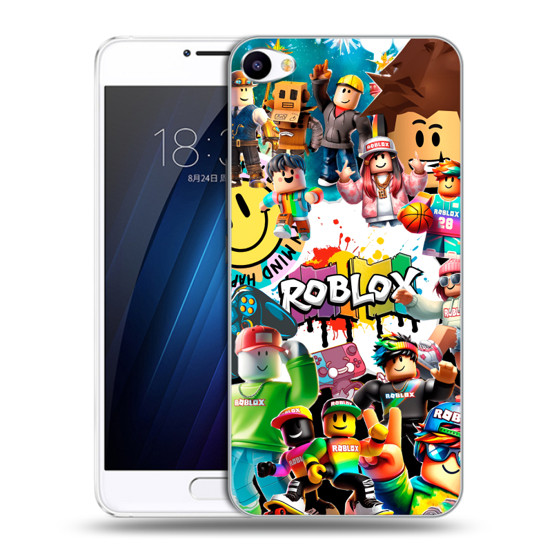 Пластиковый чехол на Meizu U10 с принтом Roblox Роблокс Пластиковый чехол на Meizu U10 с принтом Roblox Роблокс