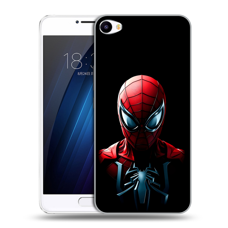 Пластиковый чехол на Meizu U10 с принтом Spiderman Человек паук Пластиковый чехол на Meizu U10 с принтом Spiderman Человек паук