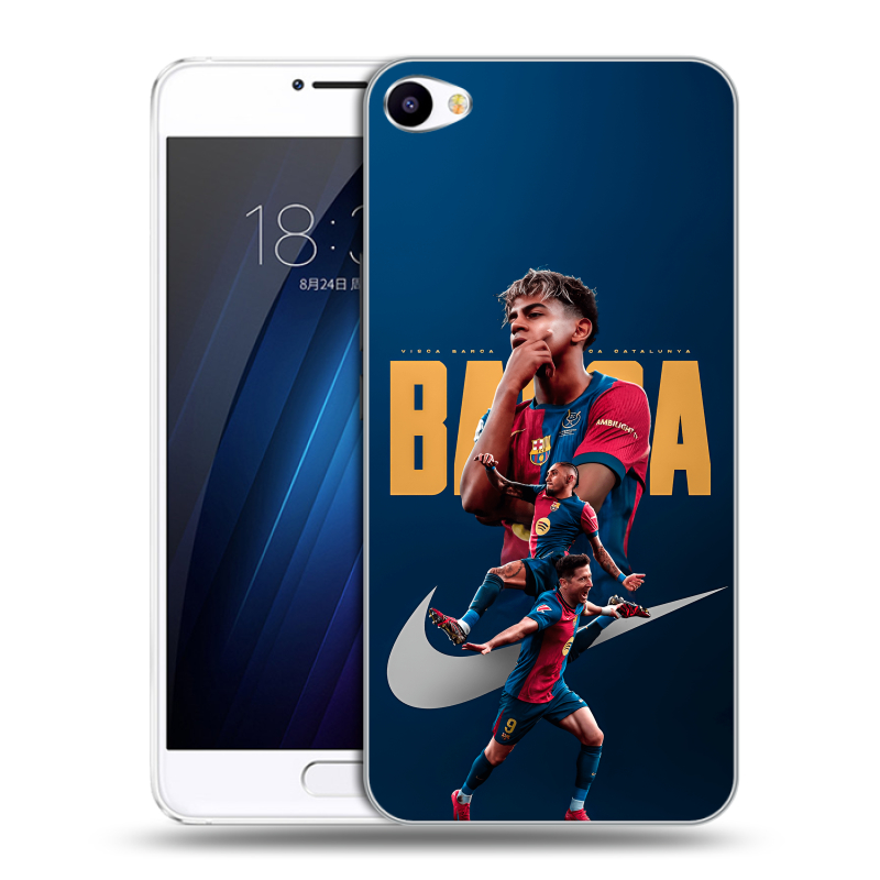 Пластиковый чехол на Meizu U10 с принтом Барселона Barca Yamal Пластиковый чехол на Meizu U10 с принтом Барселона Barca Yamal