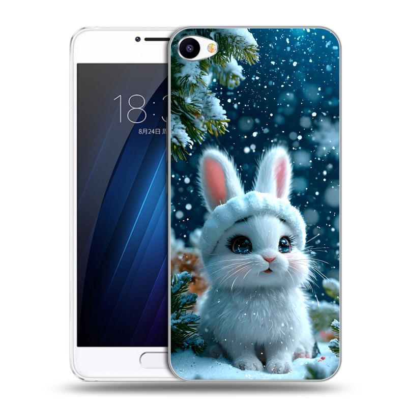 Пластиковый чехол на Meizu U10 с принтом Новый год Пластиковый чехол на Meizu U10 с принтом Новый год
