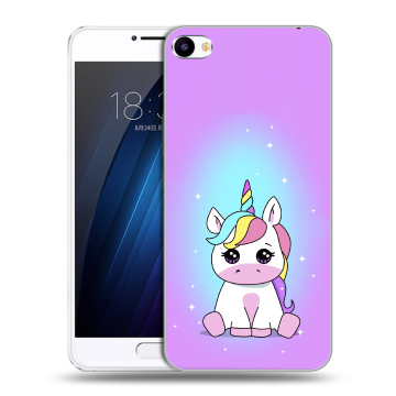 Пластиковый чехол на Meizu U20 с принтом Единорог Пластиковый чехол на Meizu U20 с принтом Единорог