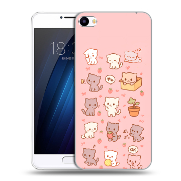 Пластиковый чехол на Meizu U20 с принтом Hello Kitty Хелоу Кити