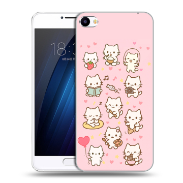 Пластиковый чехол на Meizu U20 с принтом Hello Kitty Хелоу Кити