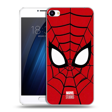 Пластиковый чехол на Meizu U20 с принтом человек паук spiderman