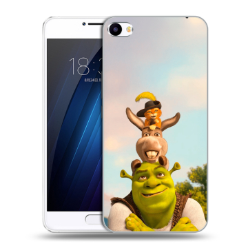 Пластиковый чехол на Meizu U20 с принтом Шрек Shrek