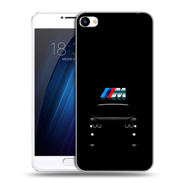 Пластиковый чехол на Meizu U20 с принтом БМВ BMW
