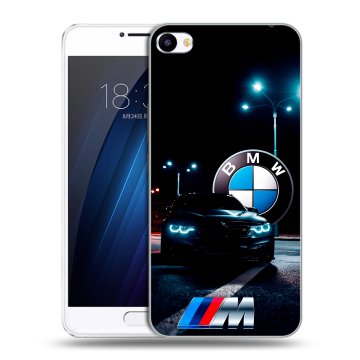 Пластиковый чехол на Meizu U20 с принтом БМВ BMW