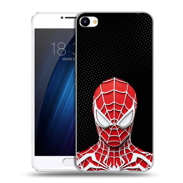 Пластиковый чехол на Meizu U20 с принтом человек паук spiderman