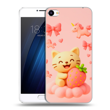 Пластиковый чехол на Meizu U20 с принтом для девочек