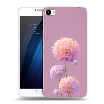 Пластиковый чехол на Meizu U20 с принтом Цветы