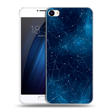Пластиковый чехол на Meizu U20 с принтом Космос звезды