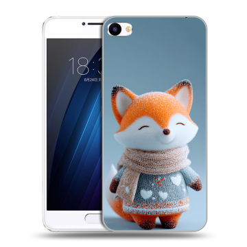Пластиковый чехол на Meizu U20 с принтом Лиса