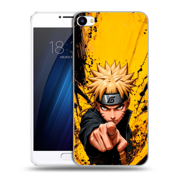 Пластиковый чехол на Meizu U20 с принтом Naruto Наруто
