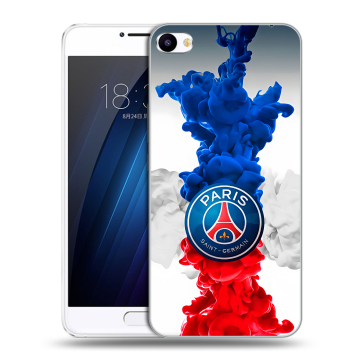 Пластиковый чехол на Meizu U20 с принтом PSG ПСЖ