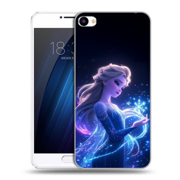 Пластиковый чехол на Meizu U20 с принтом Холодное сердце Frozen