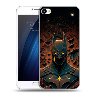 Пластиковый чехол на Meizu U20 с принтом Batman Бэтмен