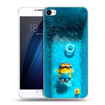 Пластиковый чехол на Meizu U20 с принтом Миньоны