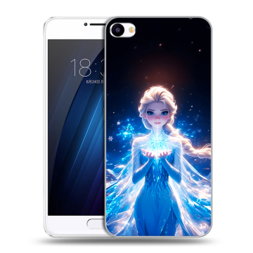 Пластиковый чехол на Meizu U20 с принтом Холодное сердце Frozen