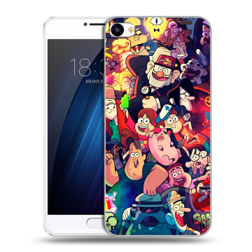 Пластиковый чехол на Meizu U20 с принтом Gravity Falls Гравити Фолз