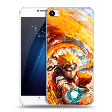 Пластиковый чехол на Meizu U20 с принтом Аниме Наруто Naruto