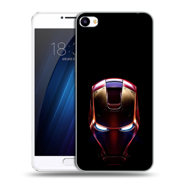 Пластиковый чехол на Meizu U20 с принтом IronMan Железный человек