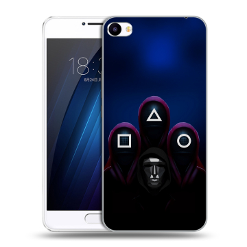 Пластиковый чехол на Meizu U20 с принтом Игра Кальмара