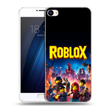 Пластиковый чехол на Meizu U20 с принтом Roblox Роблокс